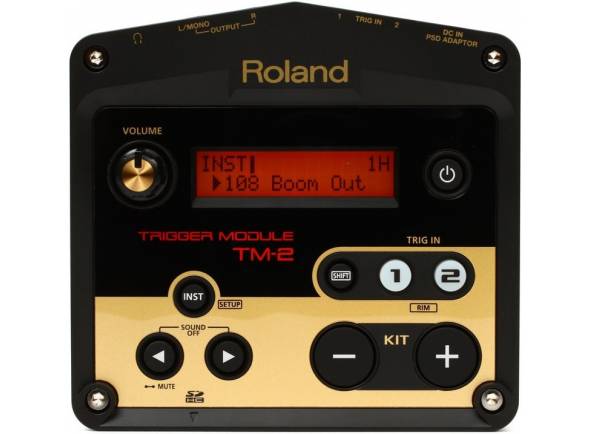 Ver mais informações do  Roland TM-2 Modulo Sons + Trigger para Bateria Acústica