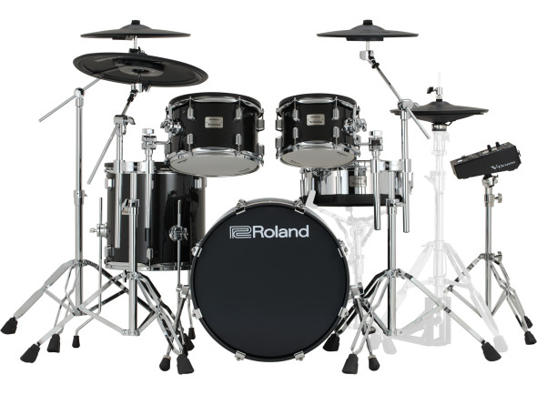 Roland VAD516 V-Drums Acoustic Design - Flagship V-Drums 5 Series kit, Módulo de som V51 expansível, equipado com o mesmo motor de bateria avançado do V71 de topo de gama, Caixa digital PD-14DSX com deteção da posição das mãos, sensibili... Roland VAD516 V-Drums Acoustic Design - Flagship V-Drums 5 Series kit, Módulo de som V51 expansível, equipado com o mesmo motor de bateria avançado do V71 de topo de gama, Caixa digital PD-14DSX com deteção da posição das mãos, sensibili...