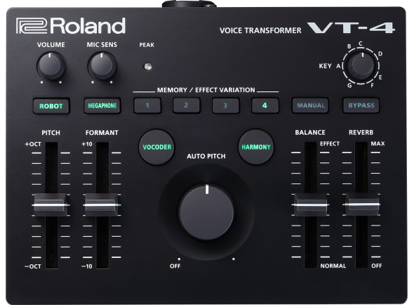 Roland VT-4 painel de controlos