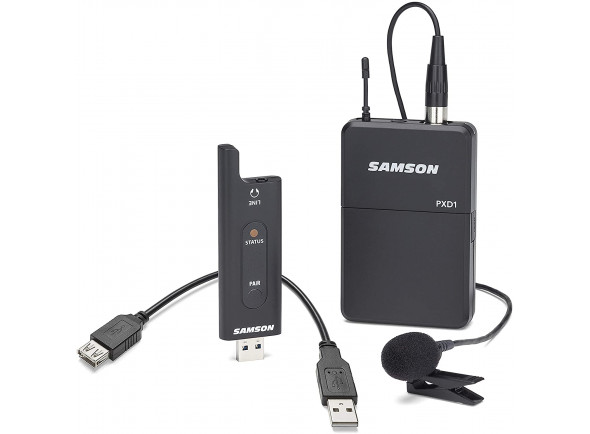 Samson  Stage XPD2 Presentation USB Digital Wireless - Sistema sem fio digital USB de 2,4 GHz., Ideal para transmissão, transmissão ao vivo, apresentações e muito mais., Operação plug-and-play com Mac e Windows., Funciona com o iPad através do Adaptado...