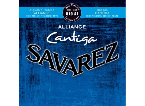 Savarez 510AJ Alliance Cantiga - Savarez - SET CORDAS Guitarra Classica Cantiga 510AJ, harmônicos aprimorados e espetáculo harmônico, precisão de resposta, 