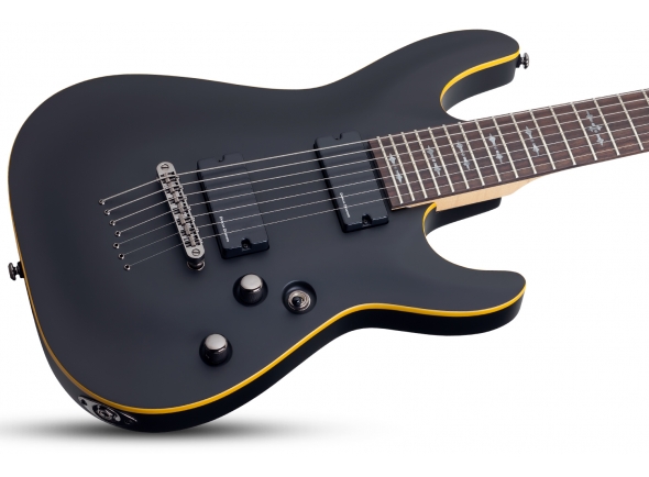 Schecter DEMON-7 Aged Black Satin