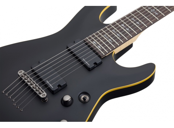 Schecter DEMON-7 Aged Black Satin