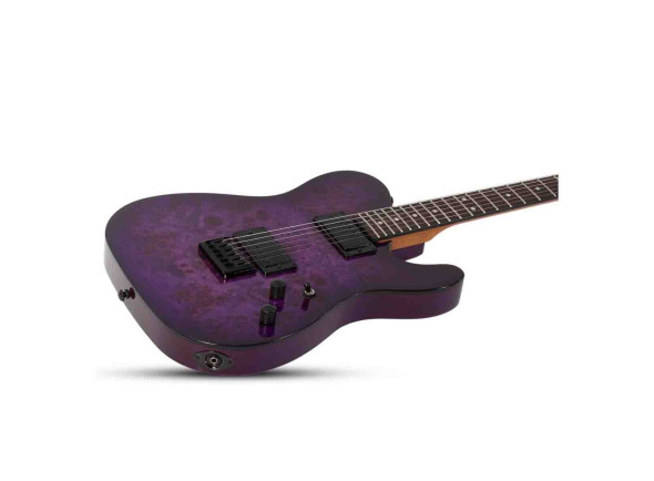 Schecter PT Standard Purple Burst Burl