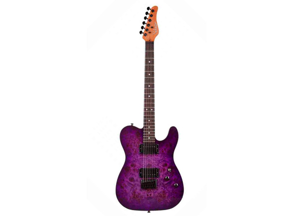 Schecter PT Standard Purple Burst Burl