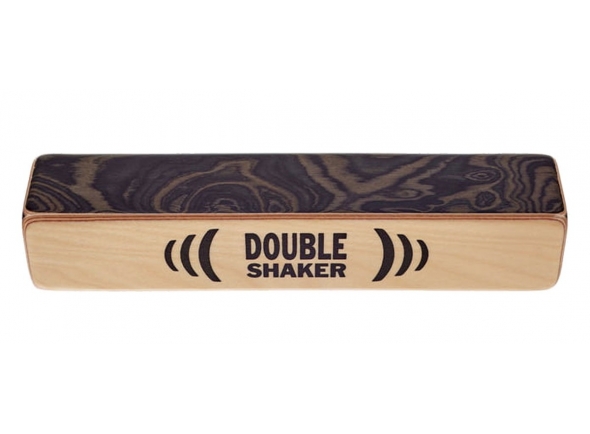 Schlagwerk SK40 Double Shaker  - Double-Shaker, Agitador de madeira profissional para a maioria das aplicações, Duas câmaras de enchimento permitem diferentes modos de jogo; um sistema multi-câmara cria um efeito estéreo, Tamanho:...