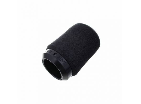 Shure A2WS Black  - Proteção anti-pop / vento, Compatibilidade: Shure SM57, Série 545, Cor preto (disponível em cinzento), 