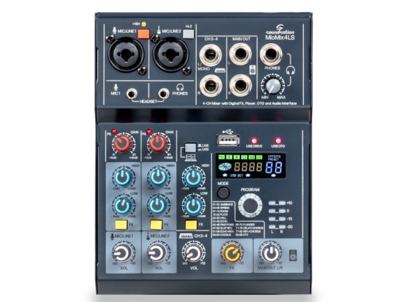 Soundsation MIOMIX 4 LS Mesa de Mistura 4 canais