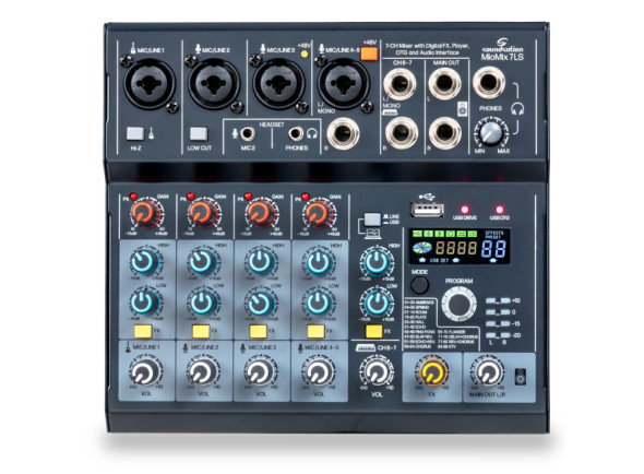 Soundsation MIOMIX 7 LS Mesa de Mistura 7 canais