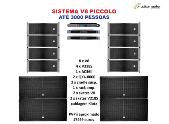 Studiomaster  Sistema V8 Piccolo