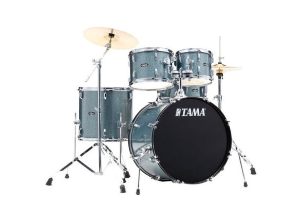 Tama  ST50H5-SEM Stagestar 20 5-pcs Kit Sea Blue Mist - Tama Stagestar 20 5-pcs Kit,, ST50H5-SEM,, cor: Sea Blue Mist,, configuração: bombo de 20 x16,, toms de 10 x07 - 12 x08,, tom de chão de 14 x13,, 