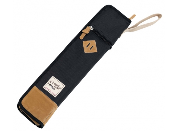 Tama TSB12BK Powerpad Stick Bag  - Serie Powerpad, Permite guardar 6 pares de baquetas, Contém bolsos para guardar outros acessórios de bateria, Tamanho compacto, Acabamento em preto, 
