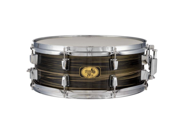 Tarola Tamburo Tarola 14 “x 5,5” Wrap/PVC madeira preta