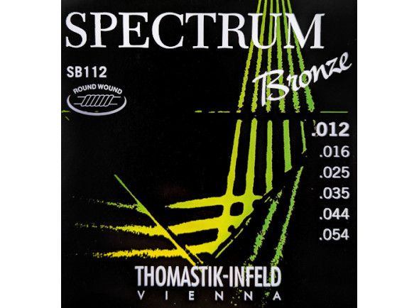Jogo de cordas .012 Thomastik SB112 Spectrum Bronze