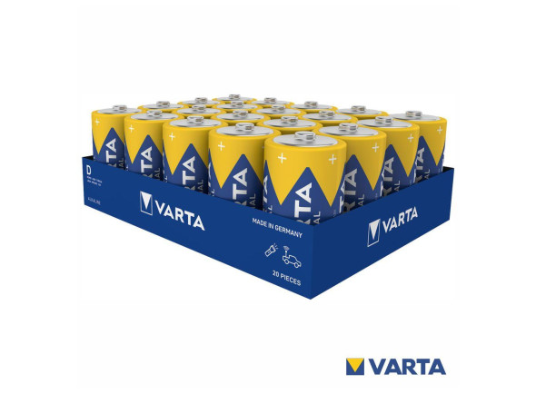 Varta  Pilha Alcalina LR20/D 1.5v 20x Industrial Pro