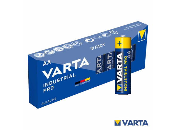 Varta  Pilha Alcalina LR6/AA 1.5V 10x Industrial Pro