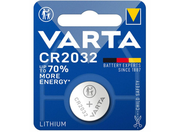 Varta Pilha Lítio Botão CR2032 3V Blister