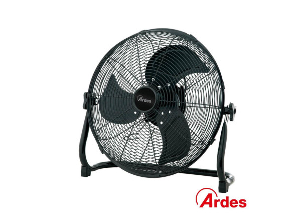 Ventoinha de Chão Ø45 cm Metálica 100W Preto ARDES