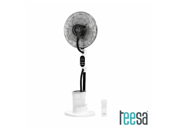 Ventoinha de Pé C/ Nebulizador 75W Ø43cm TEESA