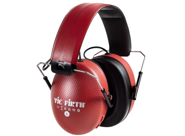 Vic Firth  Bluetooth Isolation Headphones - Auscultadores de bateria baseados em SIH-2, Fechados, Fita almofadada para a cabeça, Perfeito como monitor auricular / auscultadores para bateristas, Redução do volume ambiente e 20 dB, Bluetooth, 