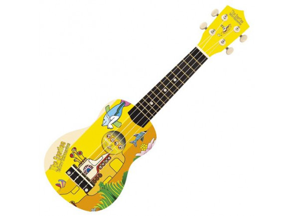 Vintage  The Beatles YSUK02 Amarelo  - Colorido, divertido e totalmente fabuloso, o ukulele de cordas de náilon Yellow Submarine é um instrumento ideal para iniciantes., 