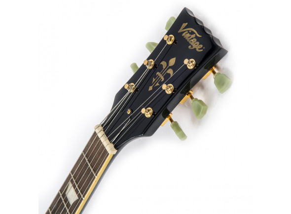 Vintage  V100 ReIssued Electric Gloss Black