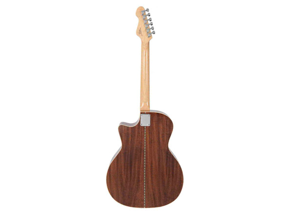 Vintage VRE900NA Guitarra eletroacústica Revo Elektra Natural Silk