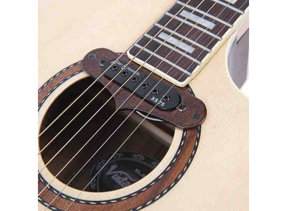 Vintage VRE900NA Guitarra eletroacústica Revo Elektra Natural Silk