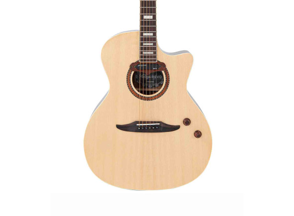 Vintage VRE900NA Guitarra eletroacústica Revo Elektra Natural Silk