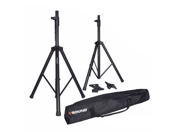 VSOUND Conjunto 2 Suportes P/Colunas C/Bolsa 1.8M 30 KG