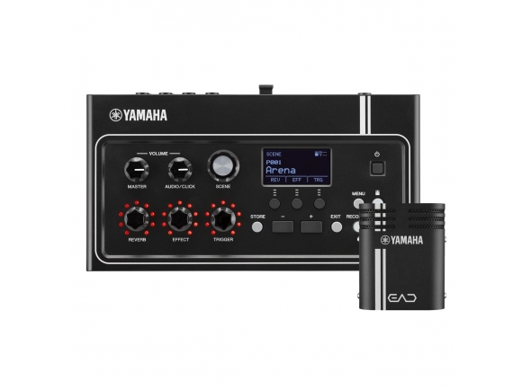 Yamaha EAD10 Drum Module  - Módulo de Bateria Acústica Eletrônica, 50 presets/200 user SCENE transformam seu som de bateria acústica dinamicamente., Basta fixar o sensor EAD10 no bumbo e você pode escolher sons de bateria em ...