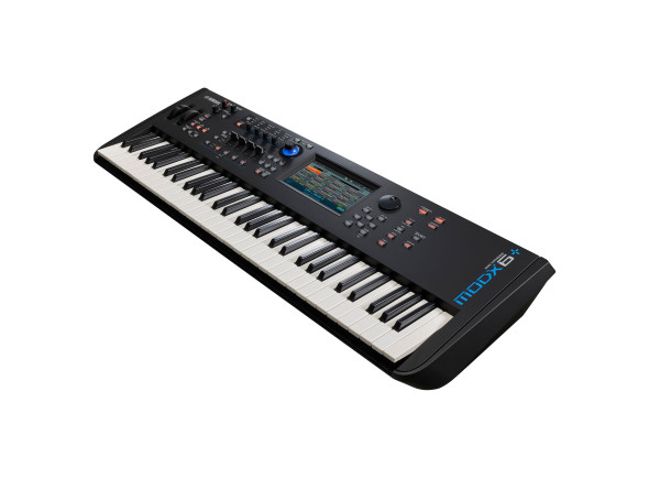 Yamaha MODX6+ - 61 teclas semipesadas num teclado, Polifonia de 128 vozes com síntese de samples AWM2 e FM-X, 16 partes de capacidade multi-tímbric6a (Multi Timbral Capacity), 2227 predefinições de performance e 1...