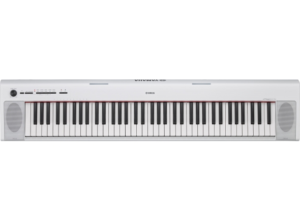 Yamaha Piaggero NP-32 WH Piano Digital - 76 teclas com Graded Soft Touch, 10 sons diferentes (Piano 1, Piano 2, E. Piano 1, E. Piano 2, Organ 1, Organ 2, Strings, Vibes, Harpsi 1, Harpsi 2), Polifonia de 64 vozes, Reverb (4 tipos), Predef...