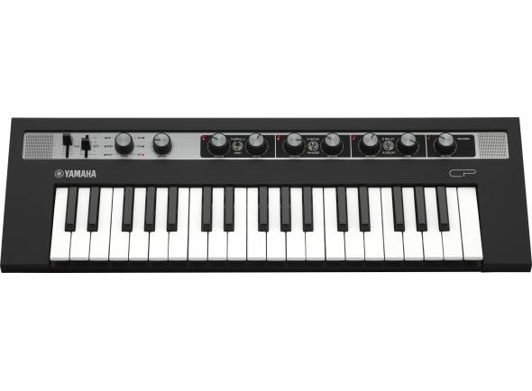 Yamaha Reface CP  - 37 teclas num teclado HQ Mini com Initial Touch, Polifonia de 128 vozes, 6 sons de teclado, Efeitos: Drive, Tremolo/VCM Wah, Chorus/VCM Phaser, Digital Delay/Analog-Type Delay, Reverb, Saída para P...