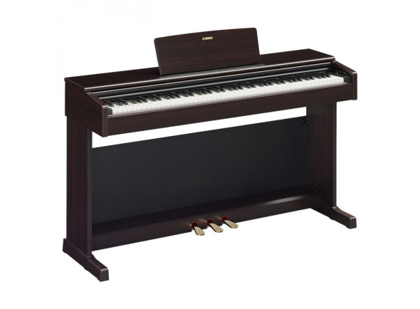 Yamaha YDP-145 R Arius Piano Digital com GHS e Half-Pedal - 88 teclas com GHS - Graded Hammer Standard com resposta ao toque (Hard/Medium/Soft/Fixed), Predefinições: 10 músicas demo + 50 clássicas +303 músicas de apredizagem (10 voice demo songs + 50 classi...