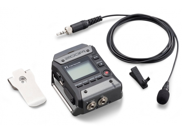 Zoom F1-LP  - Gravador de áudio de dois canais, Compatível com cápsulas de microfone Zoom, Suporta áudio até 24 bits / 96 kHz em WAV compatível com BWF e uma variedade de formatos MP3, Controlos rápidos, Display...
