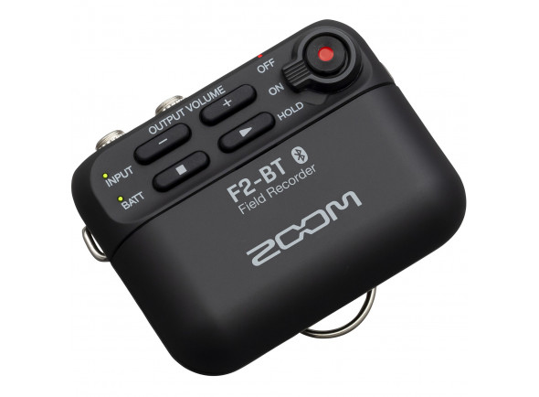 Zoom  F2-BT  - Zoom F2-BT - versão com bluetooth, Gravador de áudio leve e compacto, Gravação 32-bit float, Grava arquivos de 44,1 kHz / 32 bits ou float de 48 kHz / 32 bits, Função Rec Hold para evitar operação ...