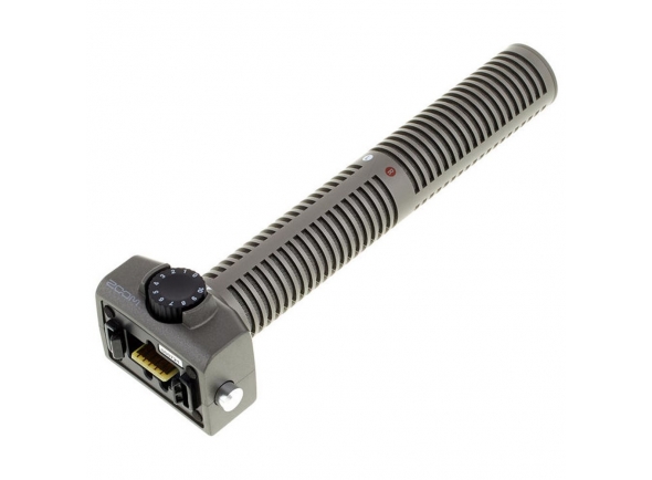 Zoom SSH-6  - Microfone Shotgun Stereo, Compatível com Zoom H5, H6 e Q8, Microfone Stereo Mid/Side, 2 Cápsulas, 1 Super-cardioid para sinal mono e 1 bidirecional para o sinal lateral, 