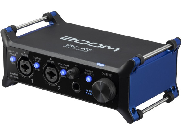 Zoom UAC-232 Interface Áudio USB Gravação de 32 bits - Circuito conversor duplo com tecnologia de ponto flutuante de 32 bits, Frequência de amostragem de até 192 kHz, Pré-amplificadores de alta definição equivalentes ao Zoom F6, 2 entradas XLR Combo mi...